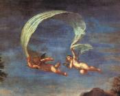 丘比特引领阿多尼斯来见维纳斯, 丘比特的细节 - 弗朗西斯科·阿尔巴尼